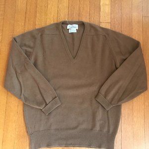 Vintage 100% Scottish Cashmere V Neck Sweater